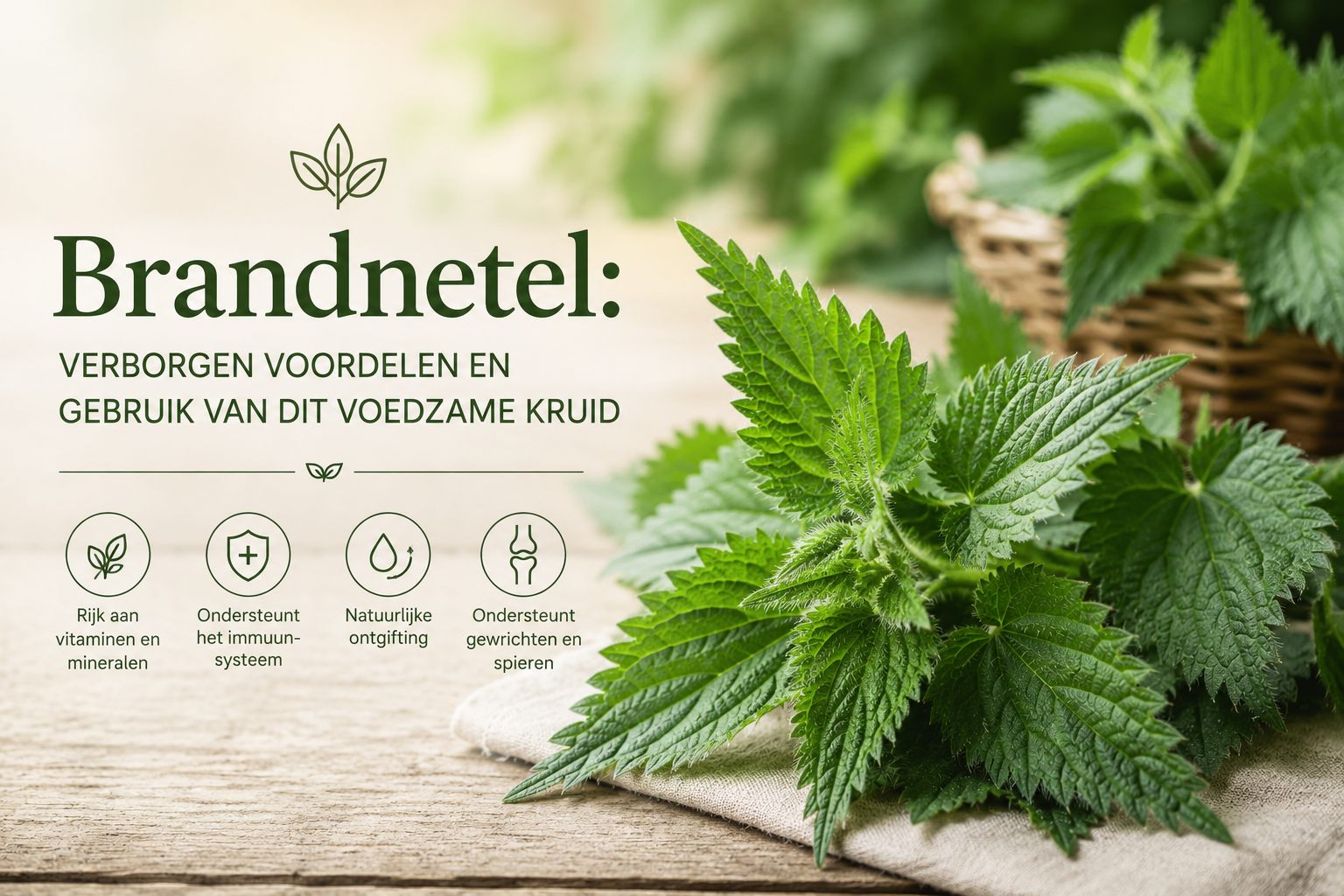 Brandnetel: Verborgen Voordelen En Gebruik Van Dit Voedzame Kruid