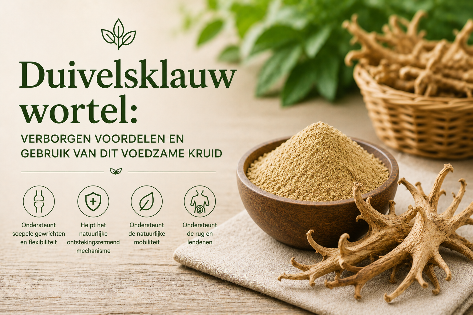 Duivelsklauw Wortel: Het Kruid Voor Soepele Gewrichten En Vitaliteit