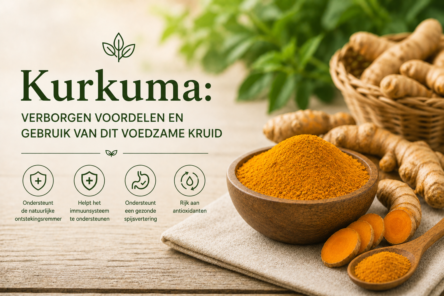 Kurkuma: Voordelen, Gebruik en De Gouden Kracht van Dit Superfood