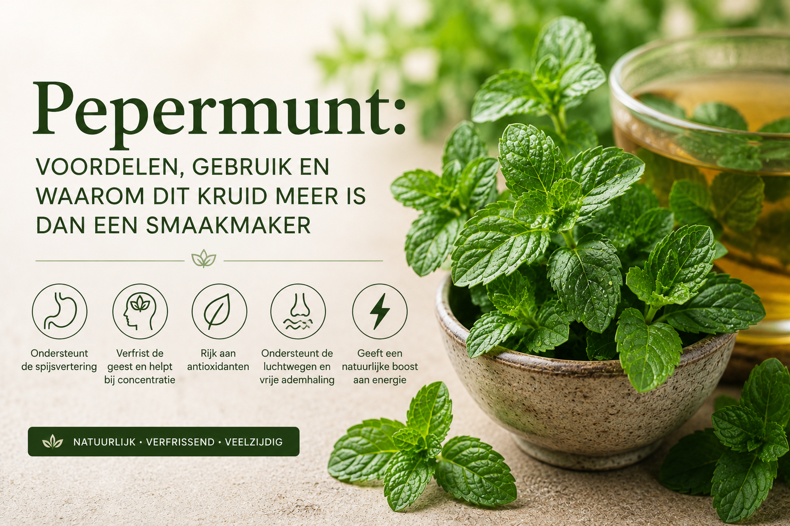 Pepermunt: Voordelen, Gebruik en Waarom Dit Kruid Meer Is Dan Een Smaakmaker