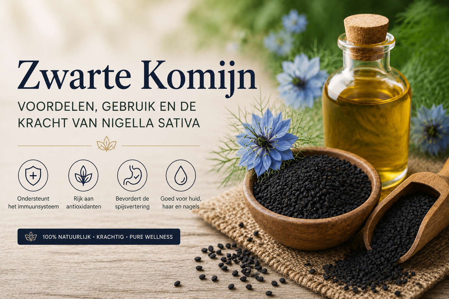 Zwarte Komijn: Voordelen, Gebruik en de Kracht van Nigella Sativa